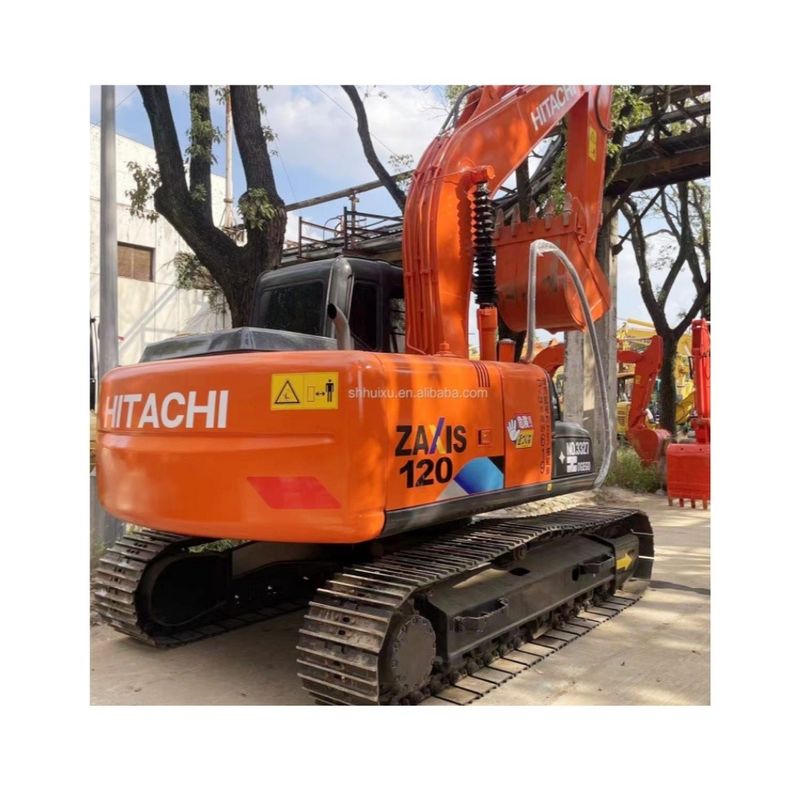 cor laranja usado Hitachi zx120/segunda mão Hitachi zx120 com preço barato à venda