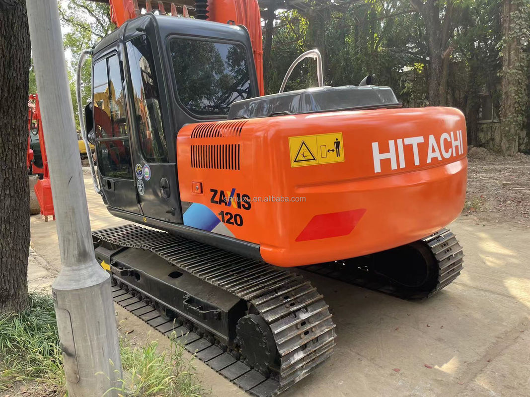 cor laranja usado Hitachi zx120/segunda mão Hitachi zx120 com preço barato à venda