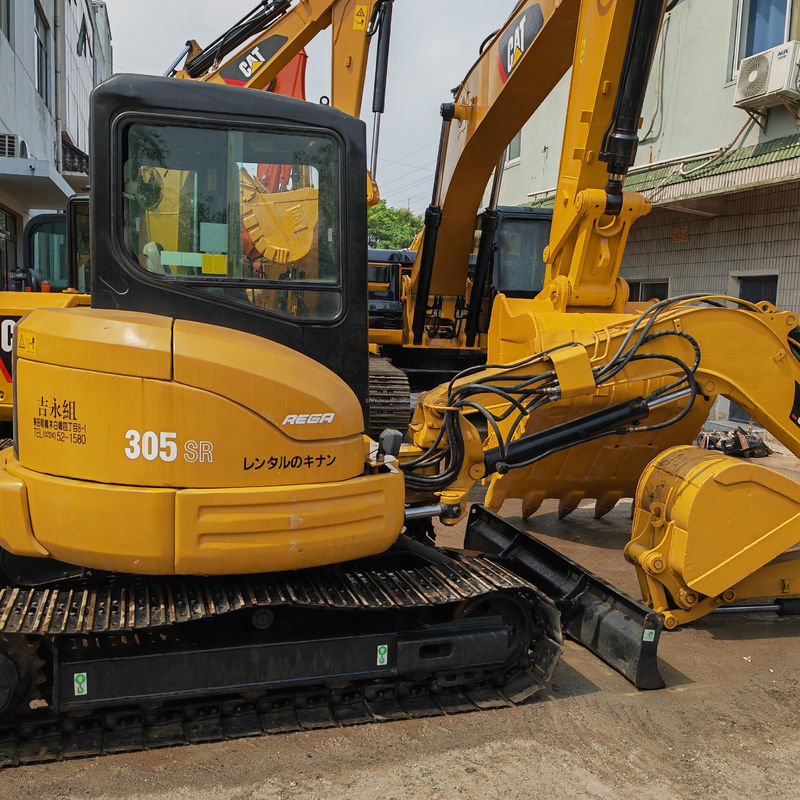 Excavadora mini-crawler de 5 toneladas Usada Cat 305sr Usada Mini-excavadora de segunda mão