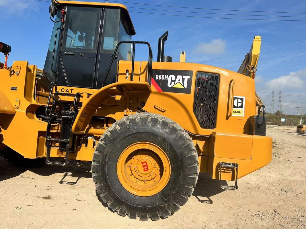 Carregador de 6 toneladas usado CAT966H carregador de larva usado 966 carregador de rodas usado