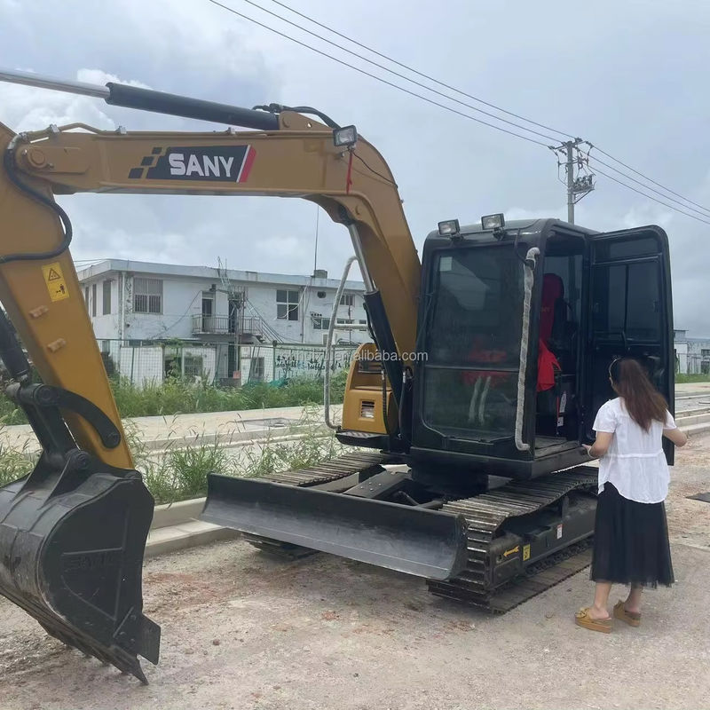 Excavadora usada tamanho médio usada sany 75c/segundo manual sany 75c à venda