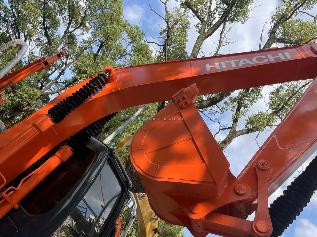 12000kg Zx120 Usado Hitachi Excavator segunda mão com tinta original 0,51m3