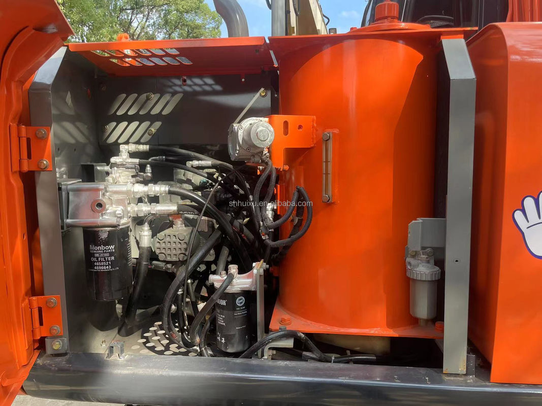 12000kg Zx120 Usado Hitachi Excavator segunda mão com tinta original 0,51m3