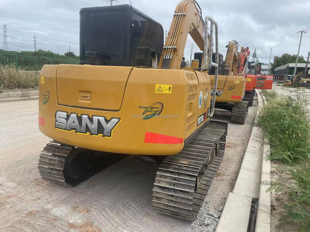 7.5 toneladas Excavadora Sany Usada de segunda mão Sany Crawler Excavadora Sany75