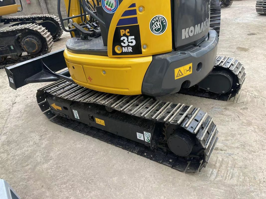 Mini-excavadora usada Komatsu PC35MR máquina de construção mini-excavadora de rastreador usado komatsupc35 venda quente