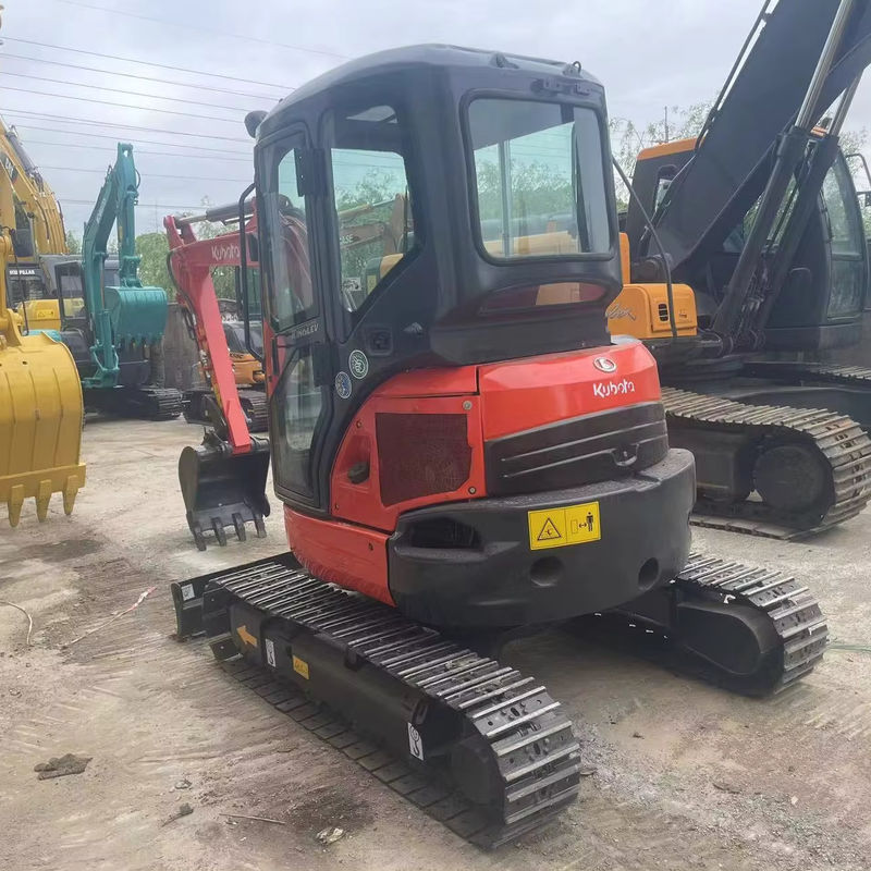Cor Vermelha Excavadora Usada Mini Kubota U35 Excavadora de segunda mão