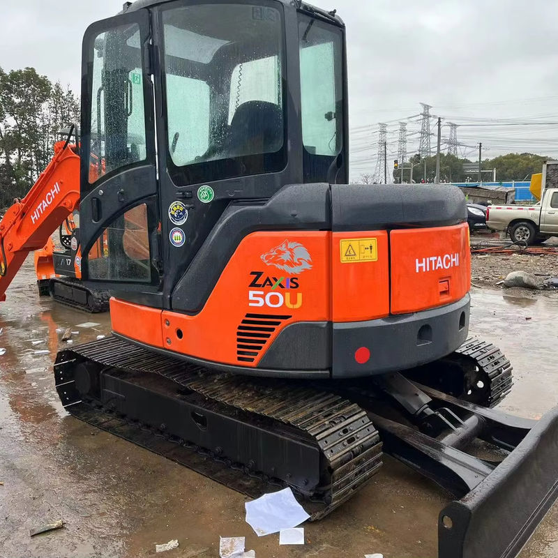 5500kg Mini Excavatora Usada Hitachi Zx50u Excavatora de segunda mão Cor Original
