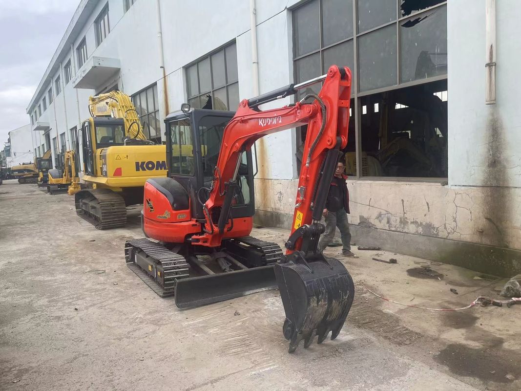 U35 Excavadora Kubota Mini Usada Motor original 3,5 toneladas 0,15m3 Capacidade de balde