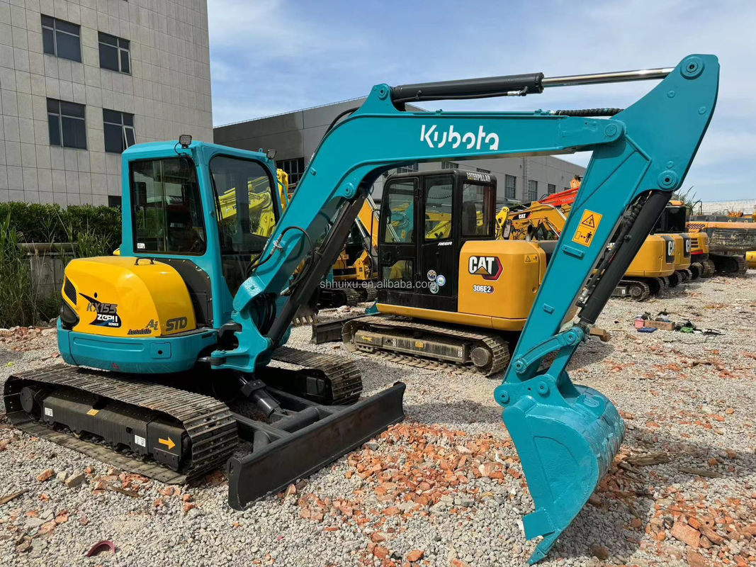 Mini Excavadora Crawler Usada Kubota 155 de segunda mão Excavadora de baixa duração de trabalho