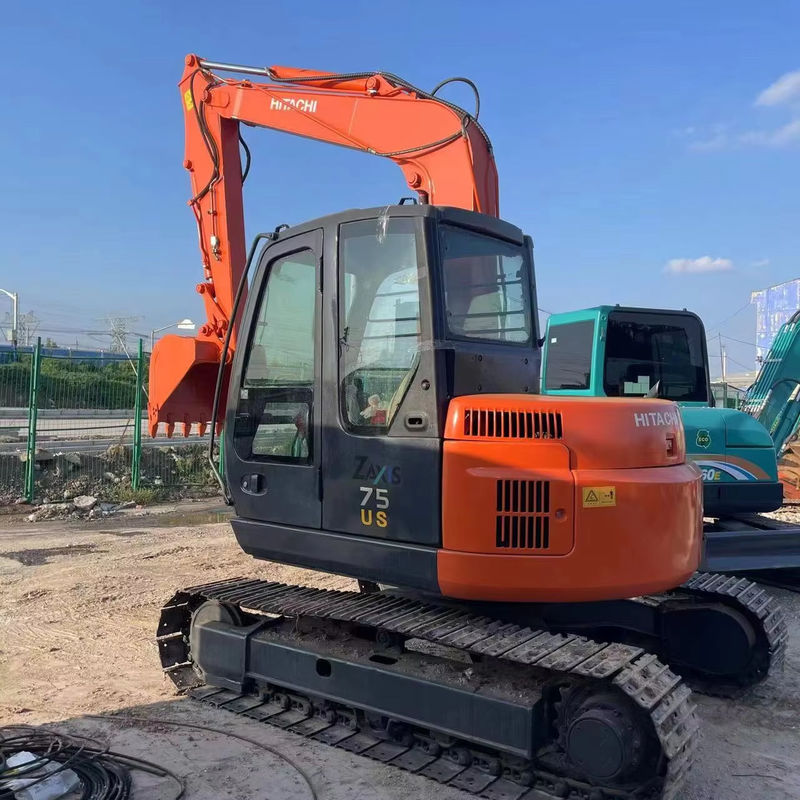 7.1 tonelada Usado Original Hitachi Zx70 Zx75 Mini Escavação 0,33m3