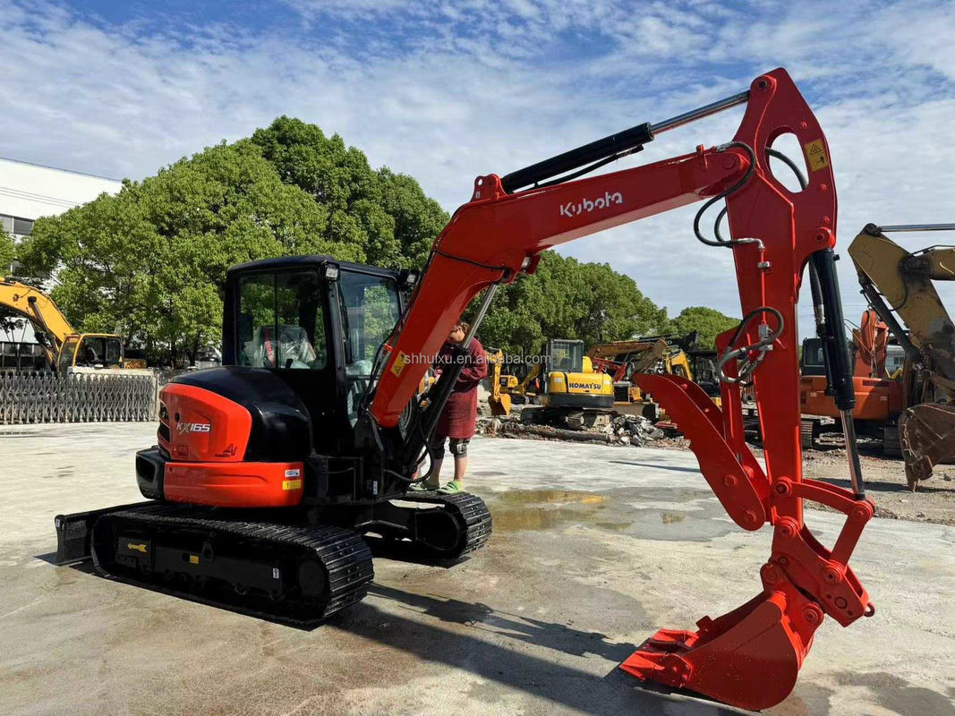 Mini KUBOTA KX165 Escavação de segunda mão Tipo Crawler Movendo