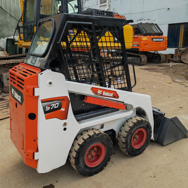 Carregador multifuncional usado de direção de patinação BOBCAT S70 Doosan Bobcat 1 tonelada Mini carregadores de segunda mão