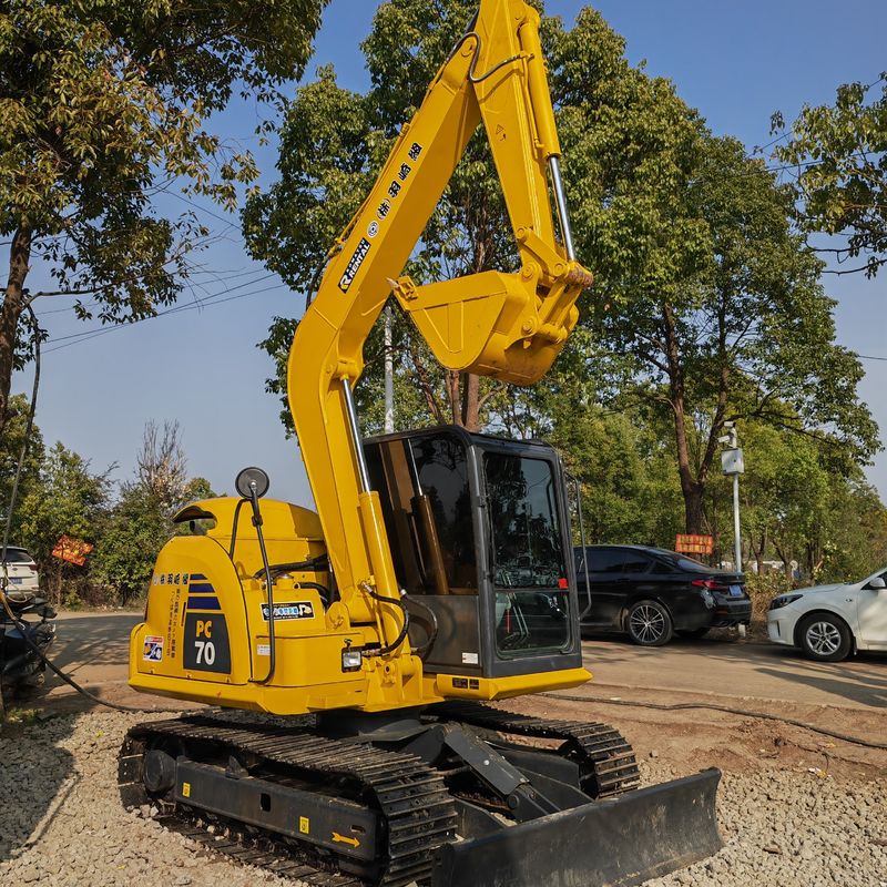 Excavadora usada com baixa duração de trabalho komatsu pc70-8/excavadora usada de alta potência komatsu pc70-8