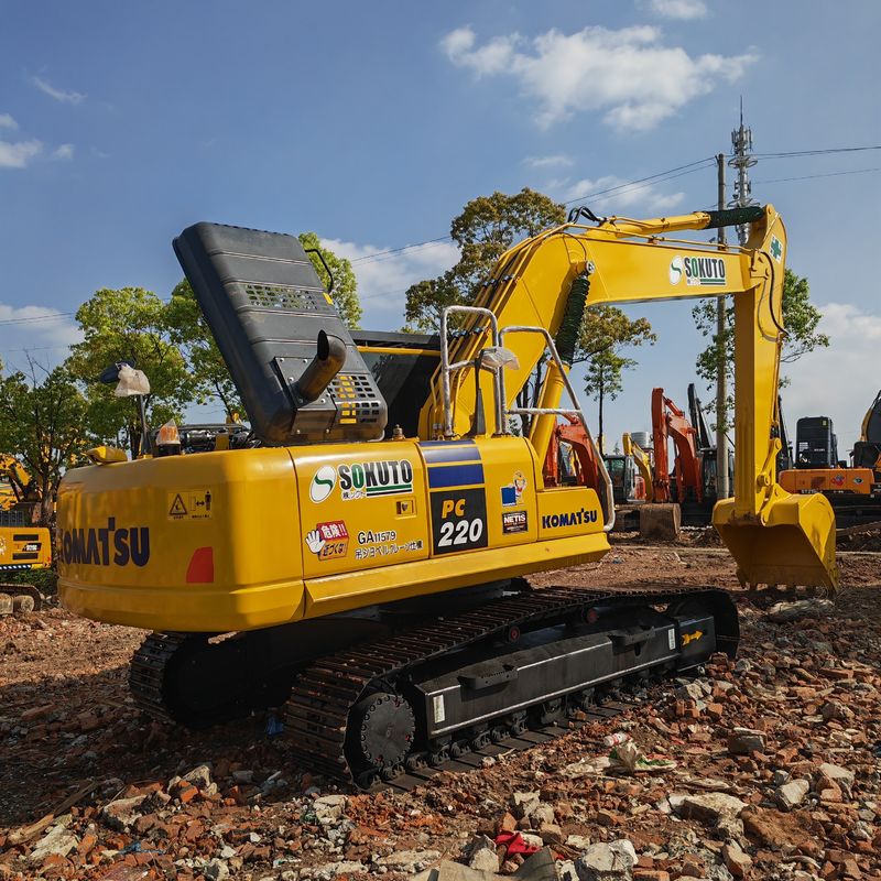 22 toneladas Excavadora usada Komatsu PC 220 8 Segunda mão Komatsu PC220 8
