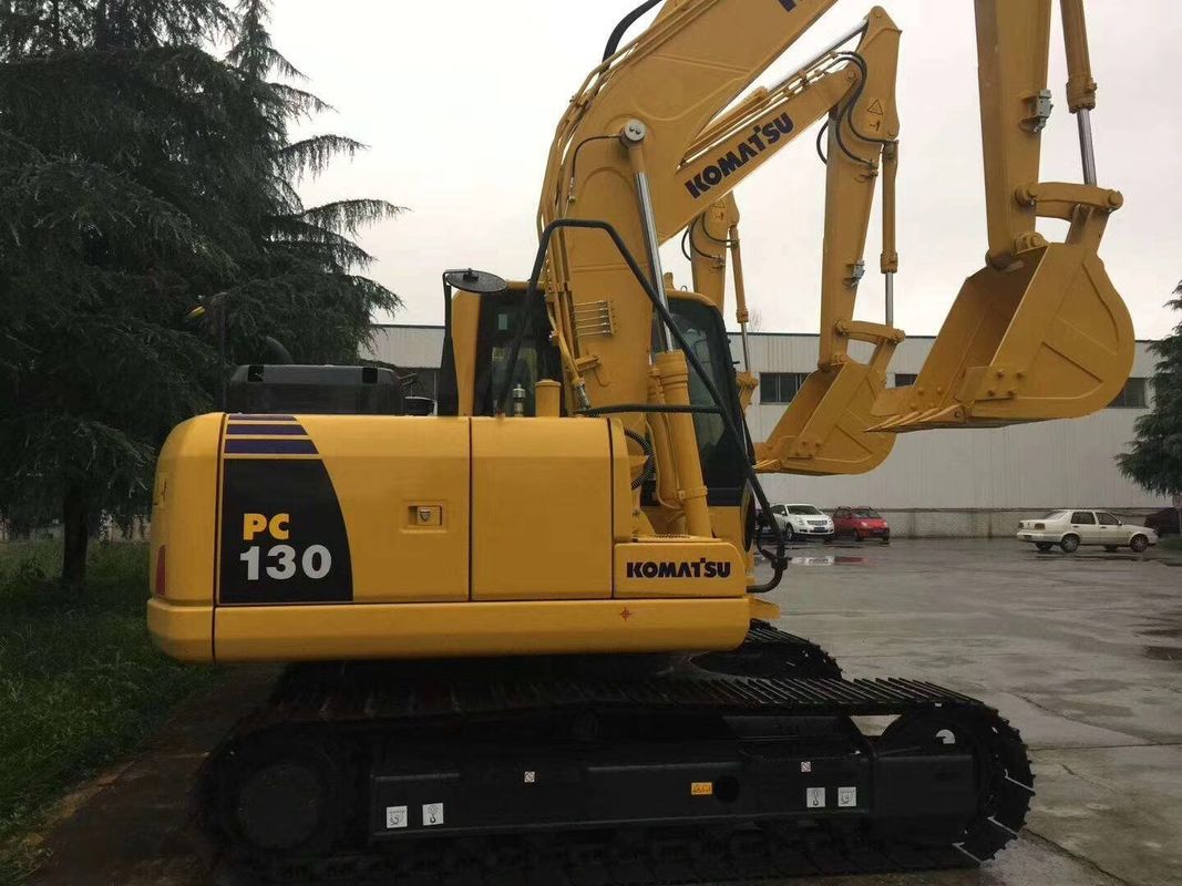 Máquina de escavação média com motor japonês de segunda mão comatsu pc130/comatsu pc130 usada com poucas horas de trabalho à venda