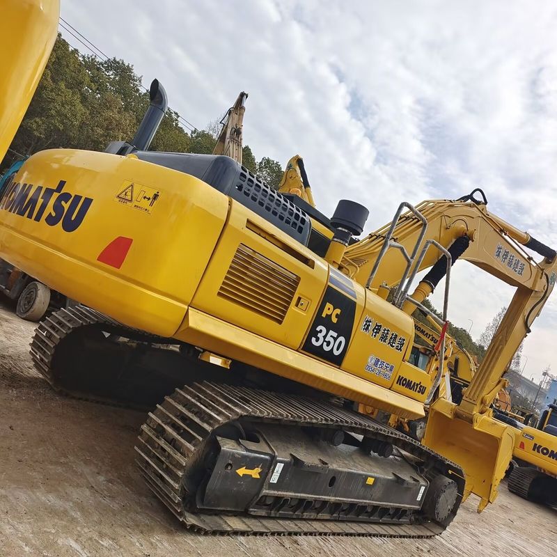 cor original usado escavadeira komatsu pc350-7/excavadeira de segunda mão komatsu pc350-7 à venda