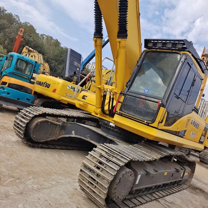 cor original usado escavadeira komatsu pc350-7/excavadeira de segunda mão komatsu pc350-7 à venda