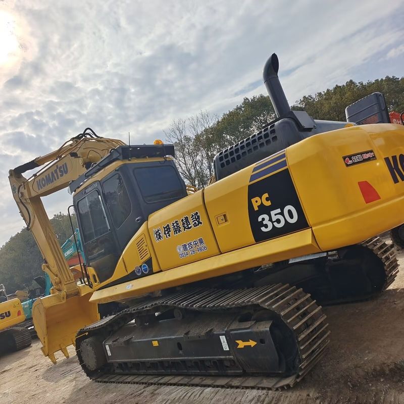 cor original usado escavadeira komatsu pc350-7/excavadeira de segunda mão komatsu pc350-7 à venda