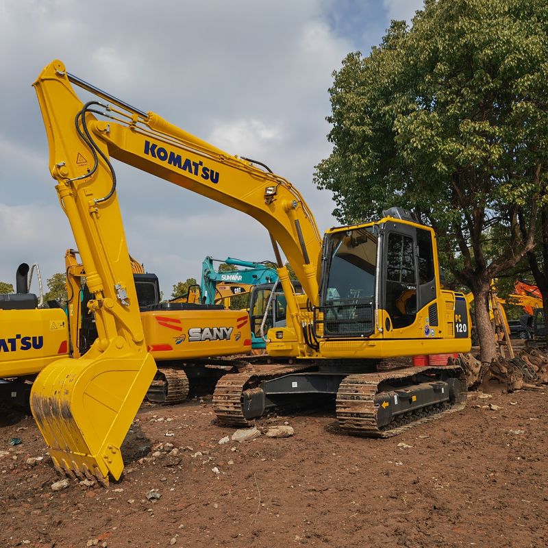 cor original usado escavadeira komatsu komatsu pc120/segunda mão preço baixo escavadeira komatsu pc120