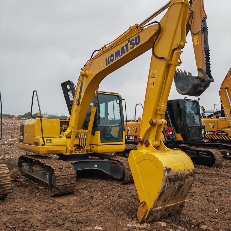 cor original usado Komatsu pc110/Hidráulico Crawler escavadeira usado komatsu pc110 à venda