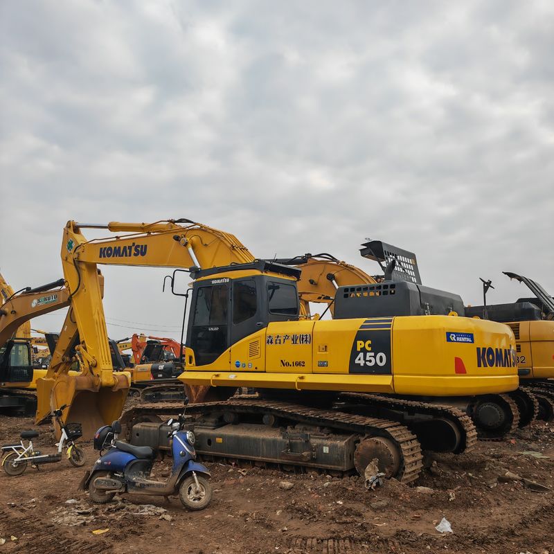 Alta potência de escavação usado grande escavador komatsu pc450/segundo mão komatsu pc450 à venda