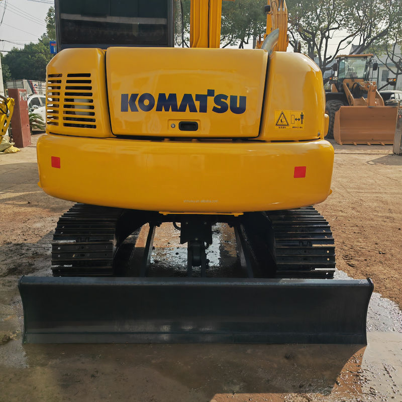 7 toneladas Usado Komatsu Pc70 8 Pc70 de segunda mão 8 Komatsu 7000KG 0,3m3 Capacidade de balde