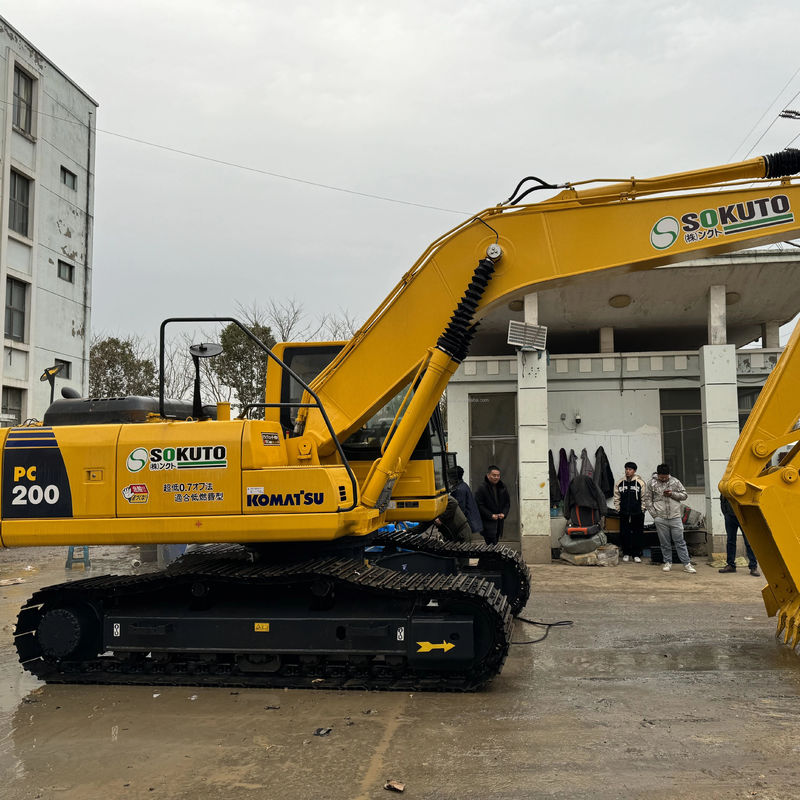 20 toneladas de cor original Excavadora usada Excavadora usada Komatsu PC200 Construção