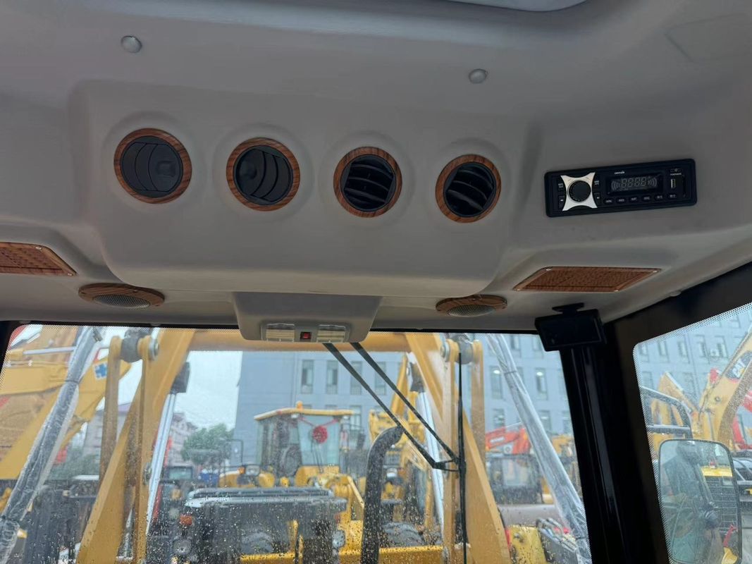 Excavadora usada Caterpillar CAT420F retroescavadeiras ocupado em ambas as extremidades / japonês usado motor de trator em boas condições