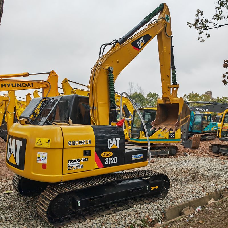 Certificado EPA Japão mini máquina de escavadeira usada Caterpillar CAT312D 320D 330D máquina de escavadeira de segunda mão