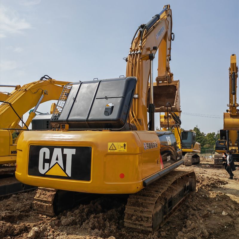 Máquina de escavadeira usada Caterpillar CAT33D 320D / escavadeira usada 30T barata outras máquinas de construção
