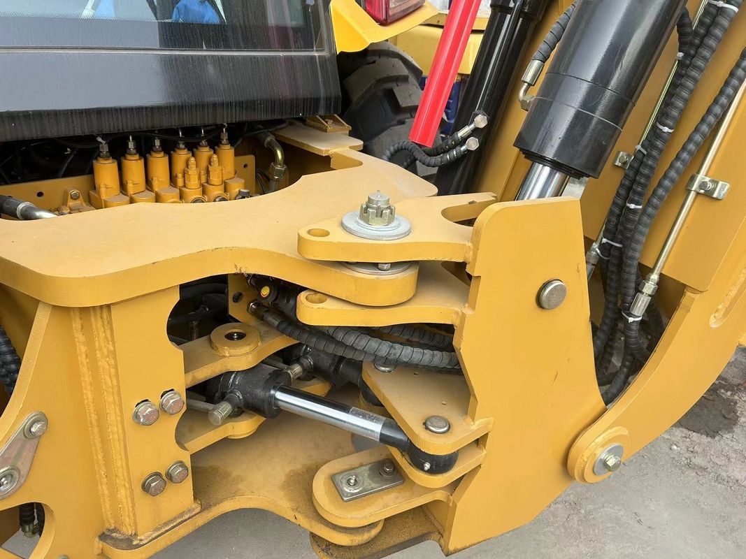 Excavadora usada Caterpillar CAT420F máquina de pintura de estradas/ japonês de segunda mão trator máquinas de estrada motor em boas condições
