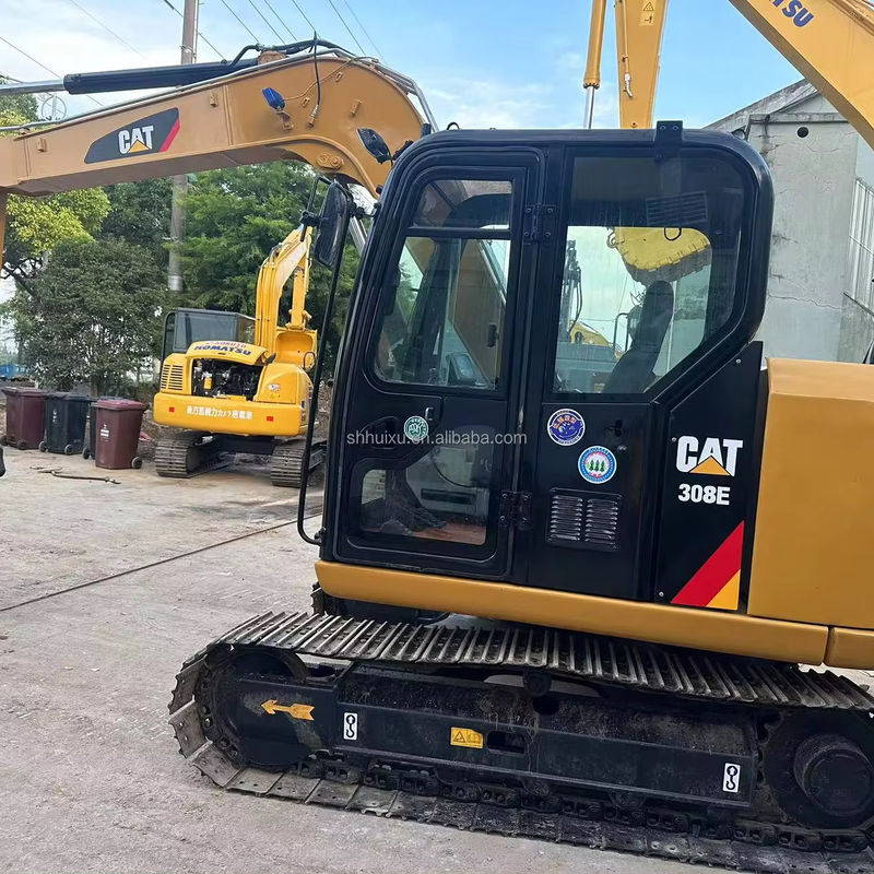 Excavadora japonesa usada cat 308e com motor EPA máquinas de construção usadas cat 308e para venda