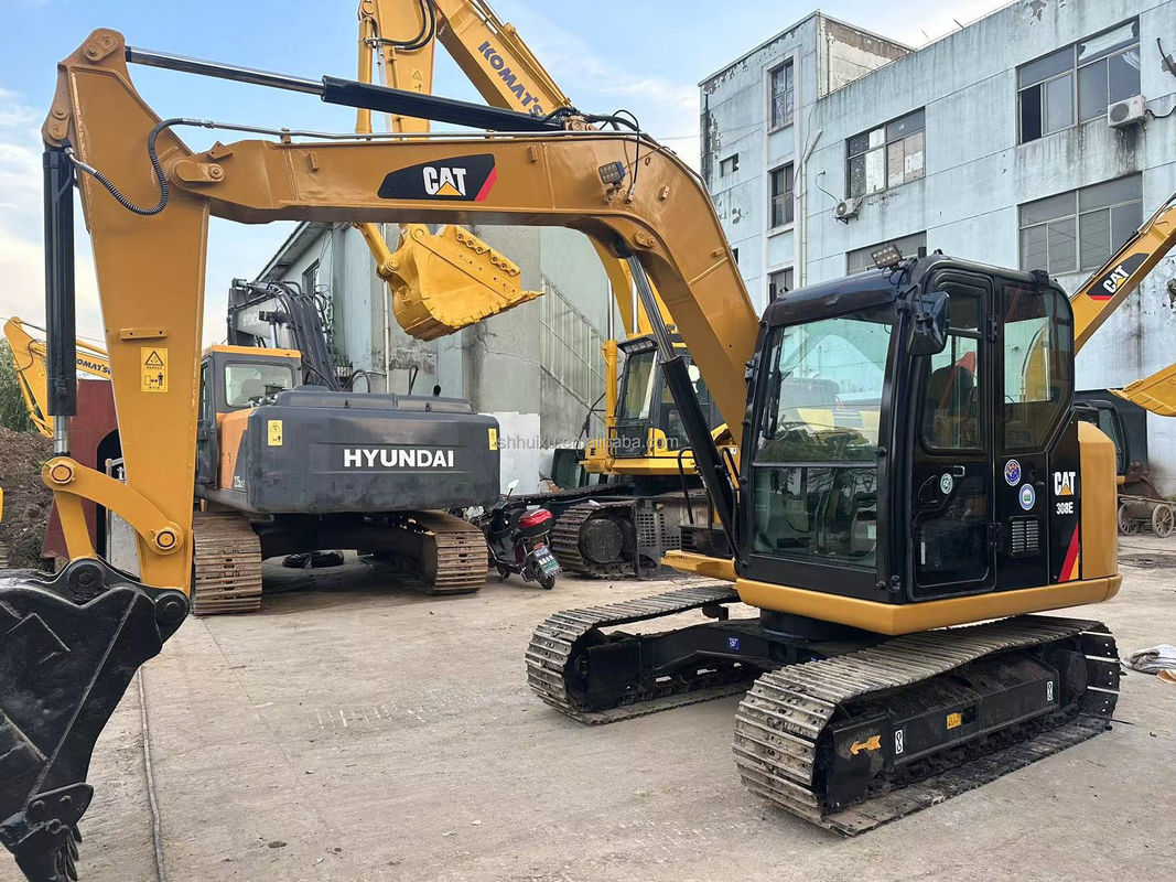 Excavadora japonesa usada cat 308e com motor EPA máquinas de construção usadas cat 308e para venda