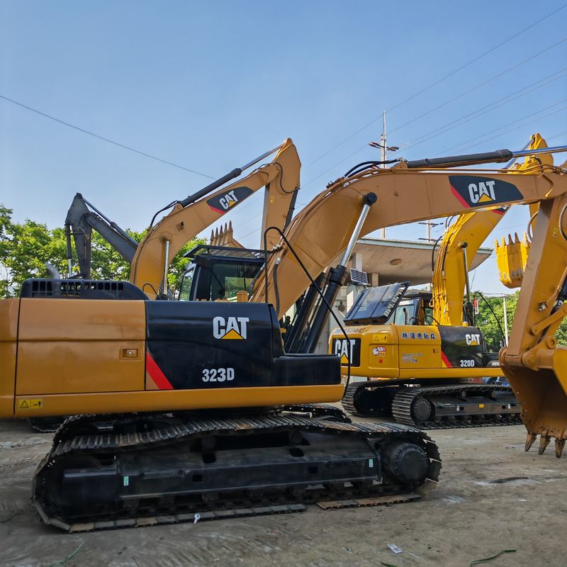 Excavadora crawler usada cat 323d/excavadora usada de boa qualidade cat 323d
