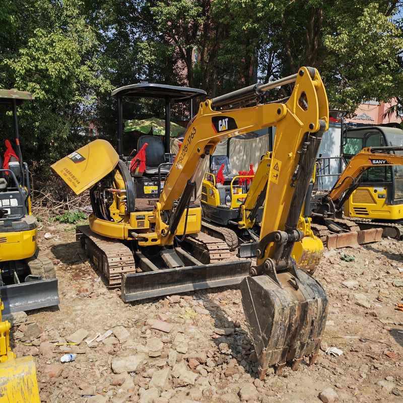 Excavadora mini cat 303 usada / segunda mão motor original cat 303 com preço barato à venda