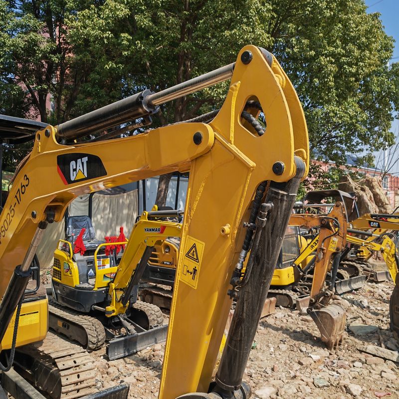 Excavadora mini cat 303 usada / segunda mão motor original cat 303 com preço barato à venda