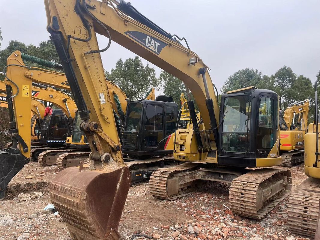 Excavadora de 13 toneladas usada cat 313c/alta potência de escavação
