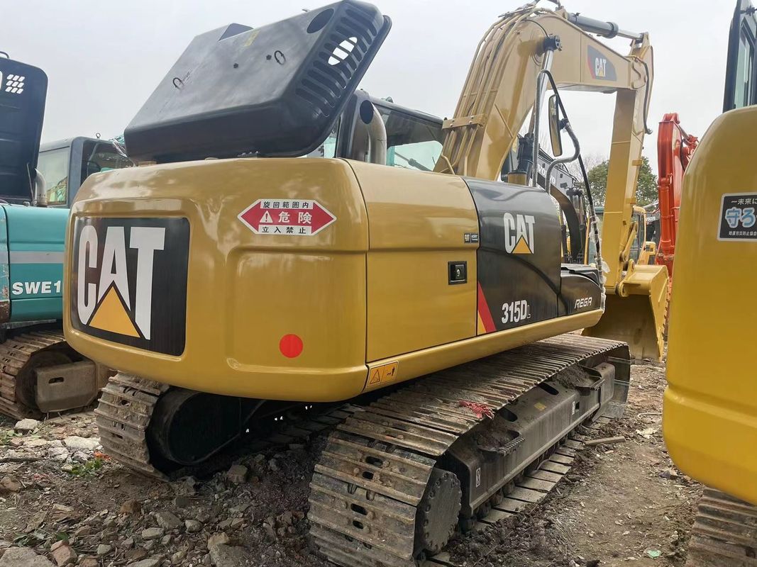 Excavadora usada cat 315d/alta potência de escavação escavadora de segunda mão cat 315d à venda