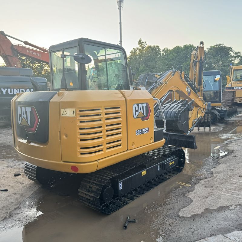 Compatível com as normas de emissões da UE utilizadas escavadeiras escavadora CAT 305.5E2 têm certificados EPA e CE melhor qualidade melhor preço