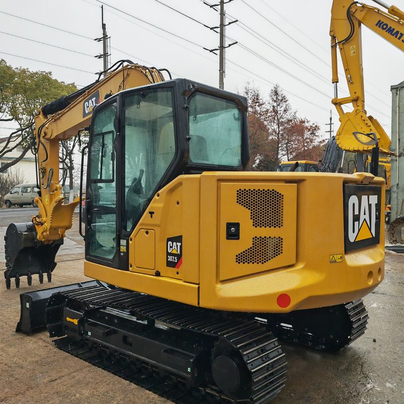 Excavadora de grampo CE/EPA 7 toneladas mini-excavadora usada CAT 307.5 à venda 306 307.5 308 em bom estado