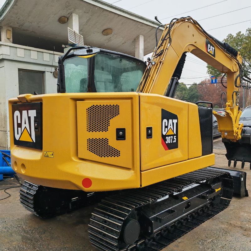 Excavadora de grampo CE/EPA 7 toneladas mini-excavadora usada CAT 307.5 à venda 306 307.5 308 em bom estado