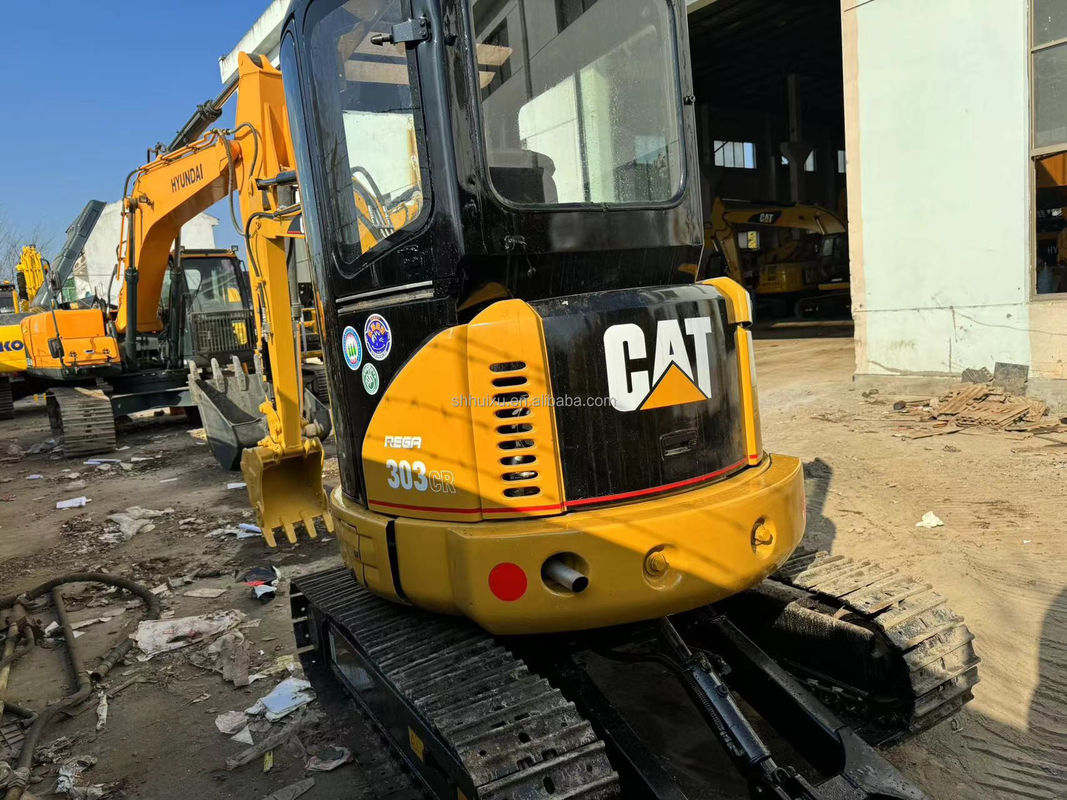 Quase novo Japão usado mini escavadeira de 3 toneladas CAT303CR usado crawler japonês usado preço da escavadeira para venda