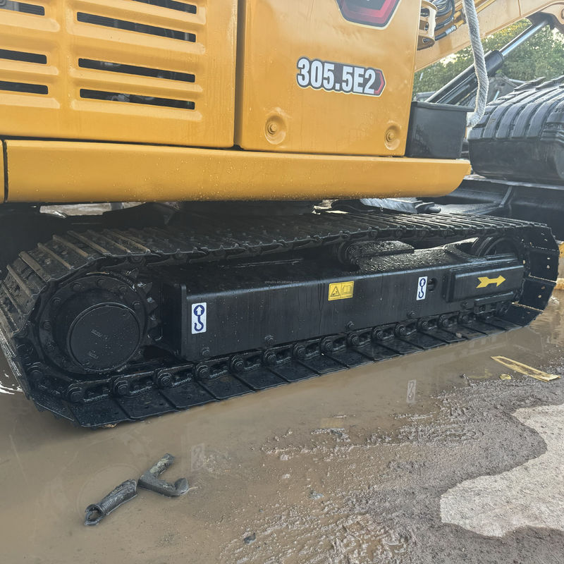 Em bom estado CAT 305.5 escavadeira lagarta 305.5E2 306 307 escavadeira com dozer, mini escavadeira usada CAT venda a quente em estoque