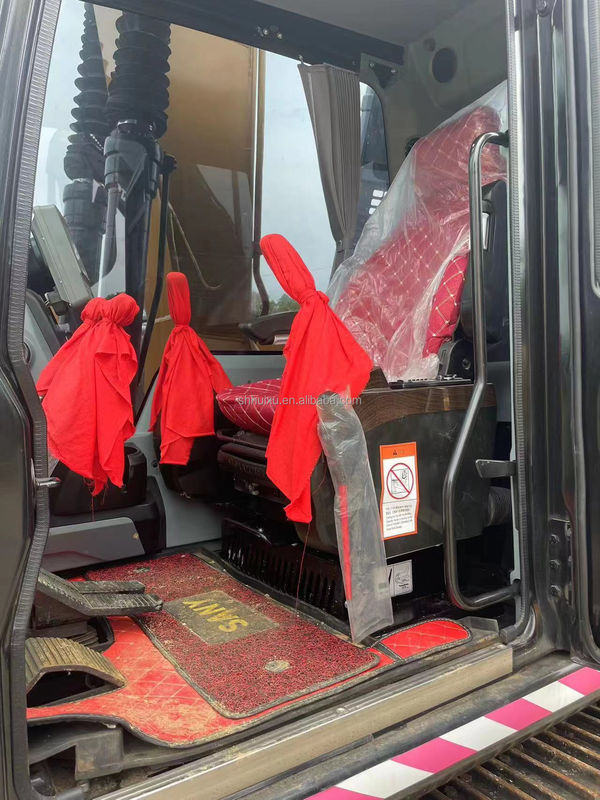 Quase novo 95% 13,5Ton Sany SY135 usado escavadeira escavadora de segunda mão arrastador mini China marca sany para venda