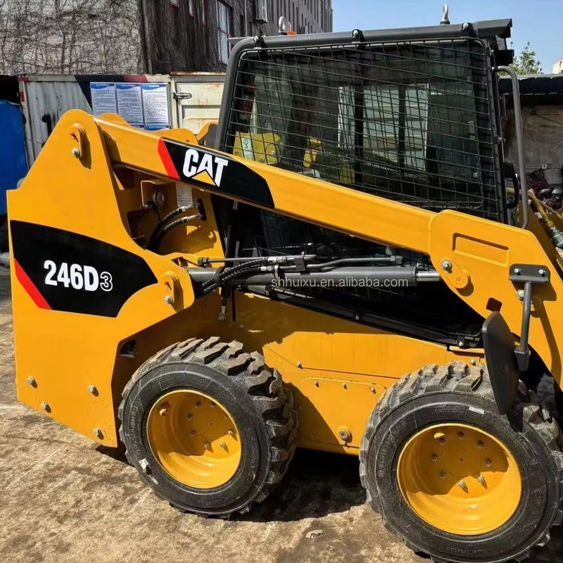 Caterpillar 246D Skid Steer Usado Cat 246C Skid Steer Loader Máquina de segunda mão Cat Loader