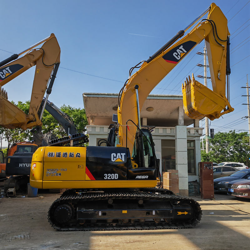 Caterpillar- Escavação original 320d2 construção hidráulica Escavação CAT- 320d2 Bom estado vender barata escavadora de raspador usado