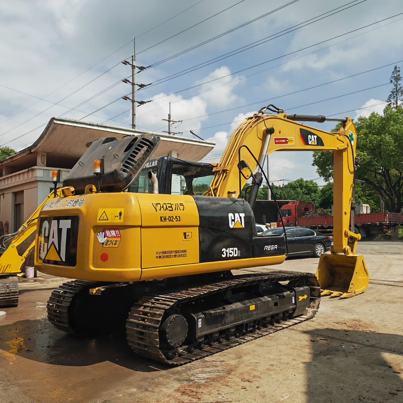 Excavadoras usadas Cat 315D2 com 15 toneladas em máquinas de construção de bom funcionamento