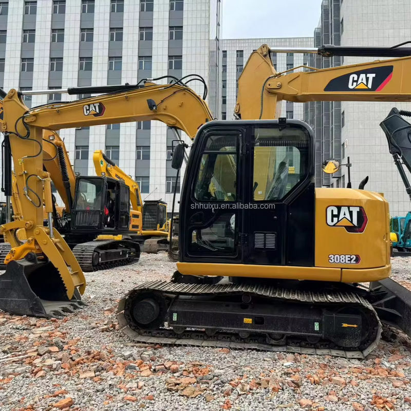 cor amarela motor de alta potência usado cat308e escavadeira usada cat cat308e de segunda mão