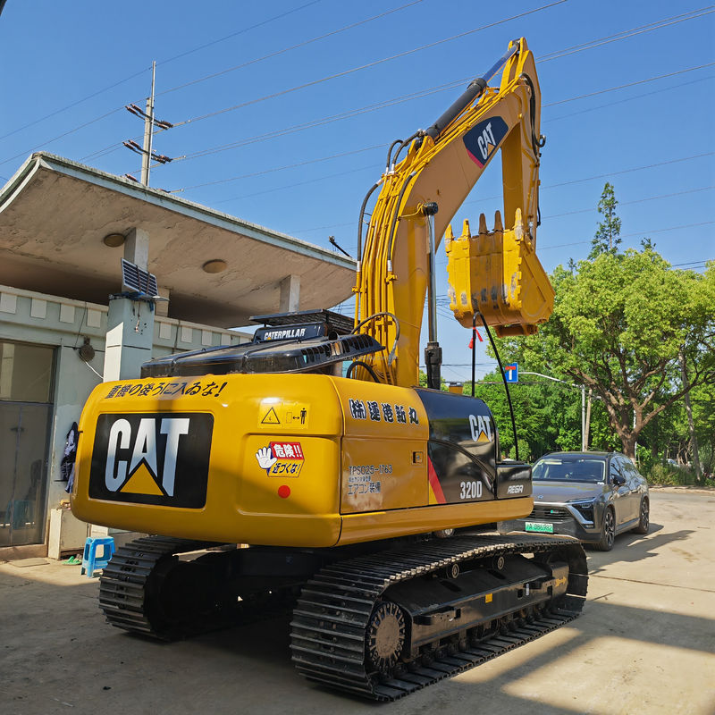 20 toneladas de potência de escavação usadas escavadeira cat320d/segunda mão preço barato usado cat 320d à venda