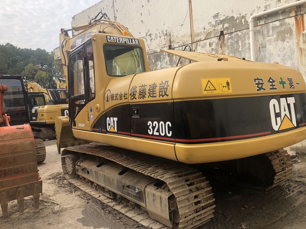 pintura original usada excavadora cat 320d na china shanghai segunda mão cat 320d para venda